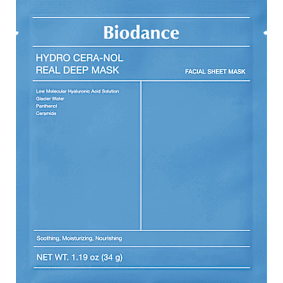Biodance Hydro Cera-Nol Интенсивная увлажняющая и успокаивающая маска для лица, 34 г: цены и характеристики