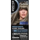 Перманентна фарба для волосся syoss 7-46 Cool Medium Blond, 1 шт.