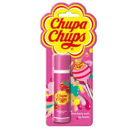 Дитячий бальзам для губ Chupa Chups зі смаком полуниці, 1 шт.: ціни та характеристики