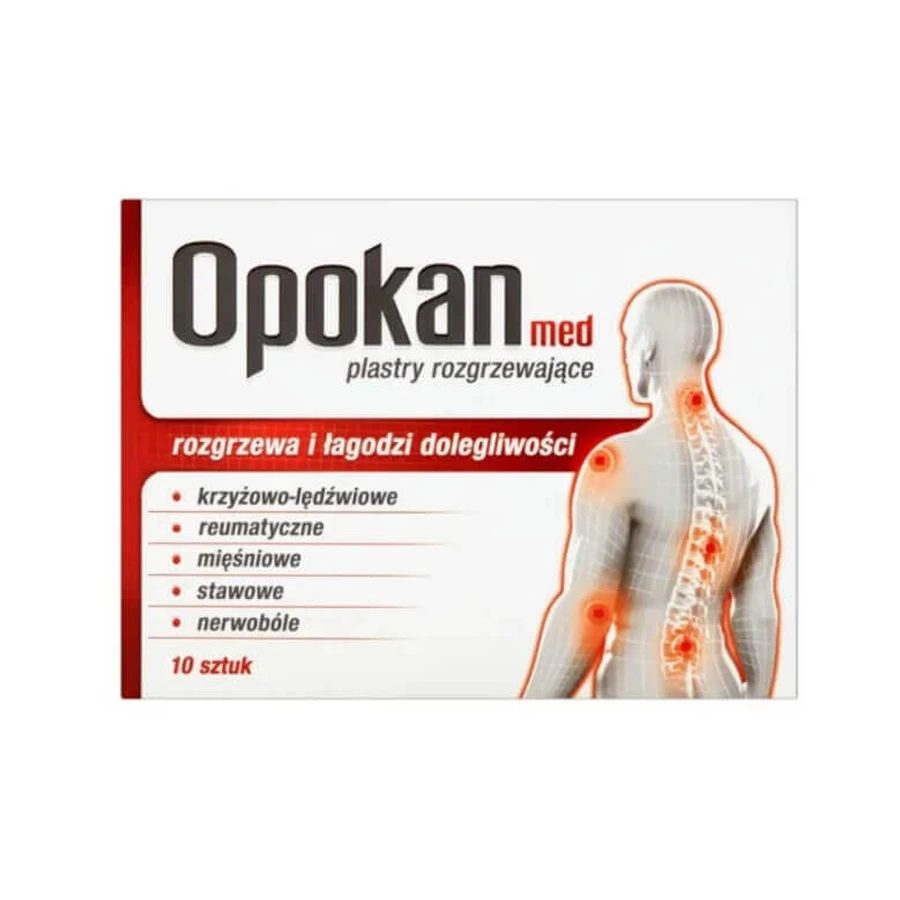 Согревающие пластыри Opokan Med, 10 штук: цены и характеристики
