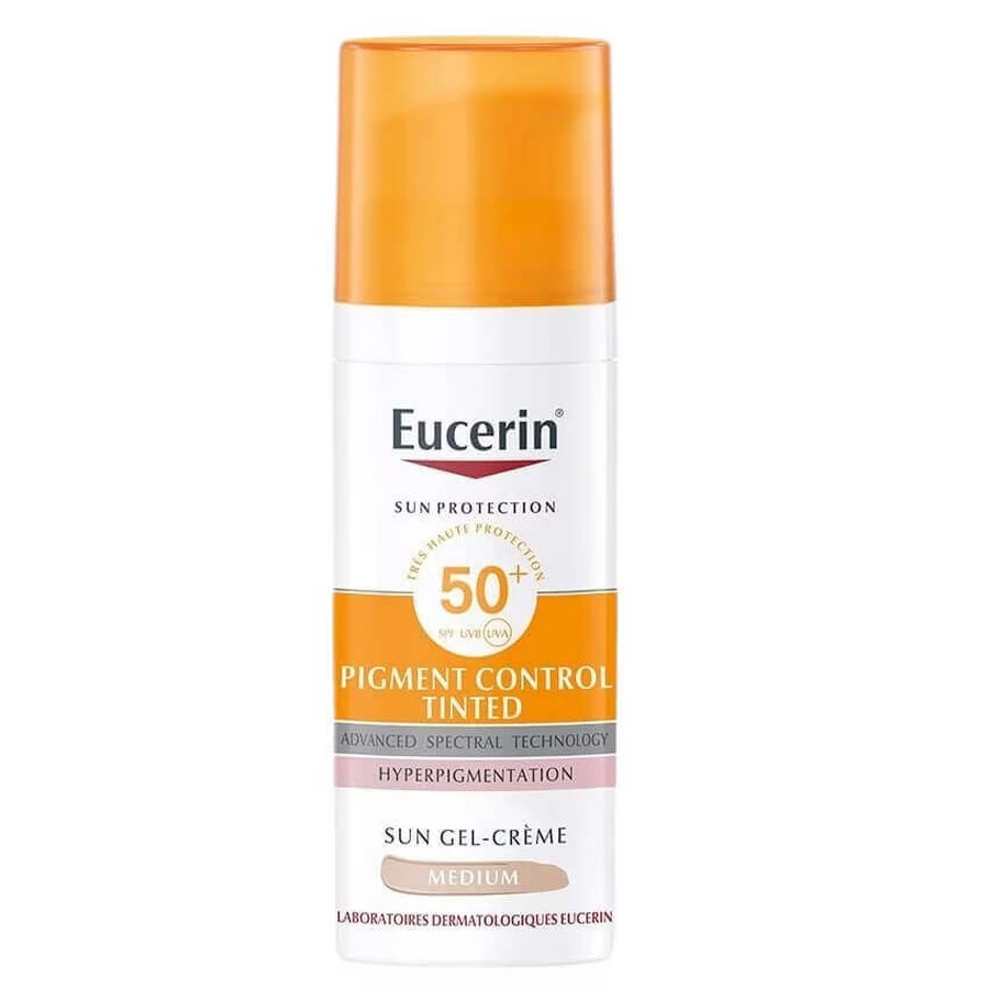 Eucerin Sun Pigment Control Тональний флюїд проти пігментації SPF50+, 50 мл: ціни та характеристики