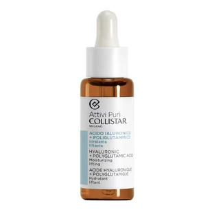 Collistar Attivi Puri Hyaluronic + Polyglutamic Ліфтингова сироватка для обличчя з гіалуроновою кислотою та поліглутаміновою кислотою, 30 мл