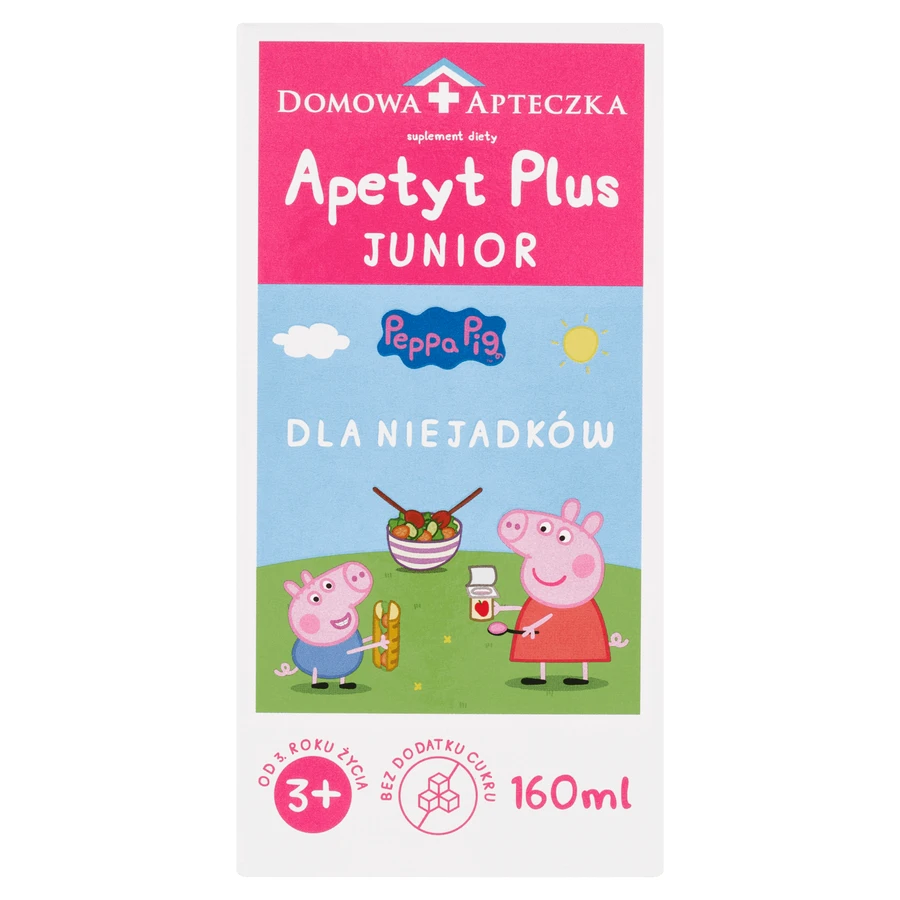 Appetite Plus Junior Peppa Pig, от 3 лет, 160 мл + Витаминный леденец Peppa Pig без сахара, со вкусом клубники, 8 г бесплатно: цены и характеристики