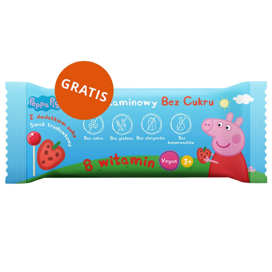 Appetite Plus Junior Peppa Pig, от 3 лет, 160 мл + Витаминный леденец Peppa Pig без сахара, со вкусом клубники, 8 г бесплатно: цены и характеристики