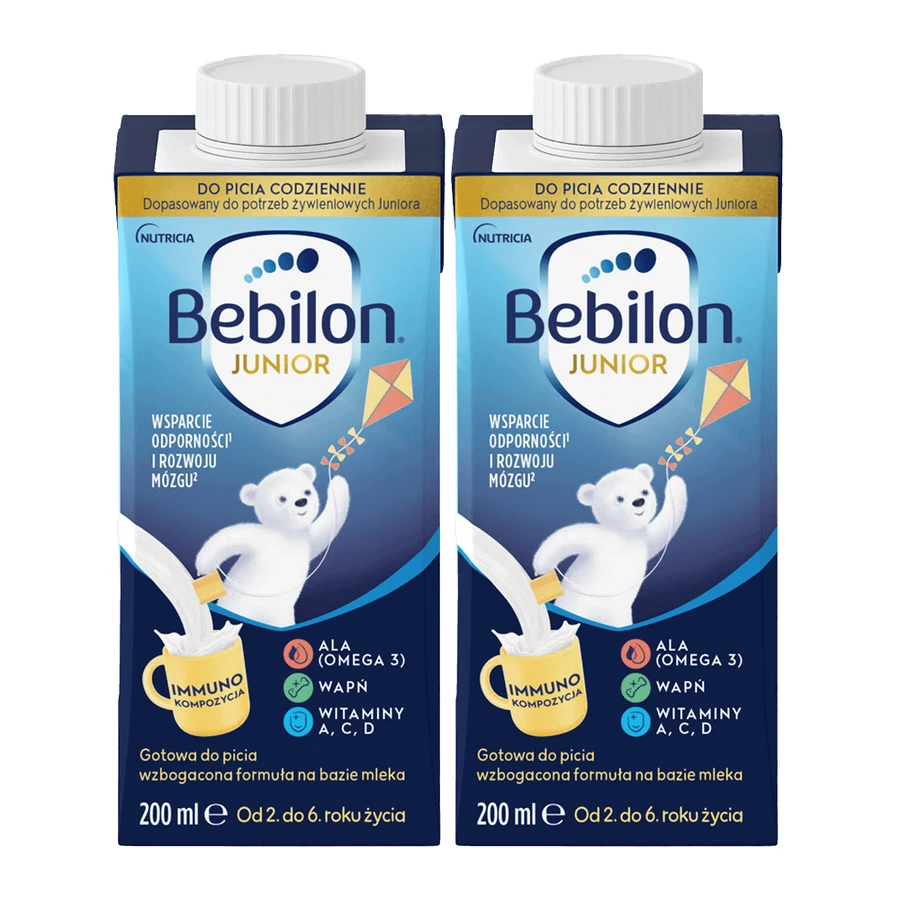 Набор Bebilon Advance Pronutra 4 Junior, питательная молочная смесь, после 2 лет, 3 x 1000 г + Mustela, рюкзак и поильник Bebilon Junior, 2 x 200 мл бесплатно: цены и характеристики