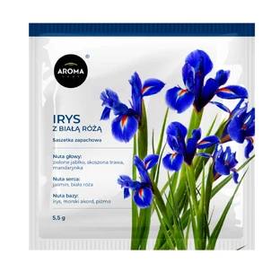 Aroma Home, саше для ароматизаторів, ірис з білою трояндою, 5,5 г