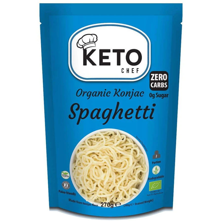 Спагеті Конжак Keto Chef Organic Konjac Spaghetti, 270 г: ціни та характеристики