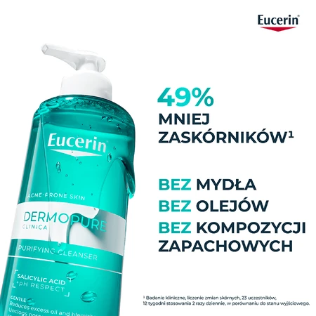Eucerin DermoPure Clinical, очищающий гель для лица и тела, 400 мл: цены и характеристики