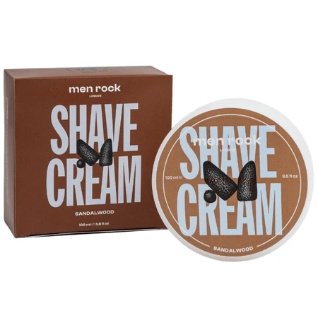 Men Rock Shave Cream, крем для бритья, сандаловое дерево, 100 г: цены и характеристики