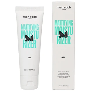 Men Rock Mattifying Gel Moisturizer, Матирующий гель-увлажнитель, 50 мл
