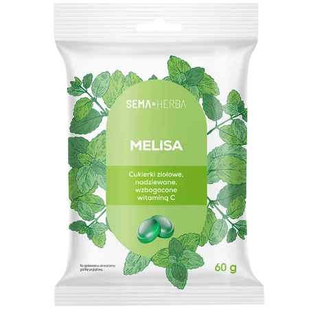 SEMA Herba Травяные конфеты с мелиссой и витамином С, 60 г: цены и характеристики