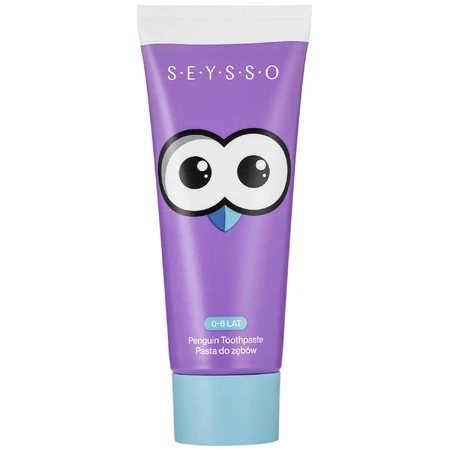 Seysso Kids Penguin, детская зубная паста с фтором, 0-6 лет, 75 мл CONTAMINATED PACKING: цены и характеристики