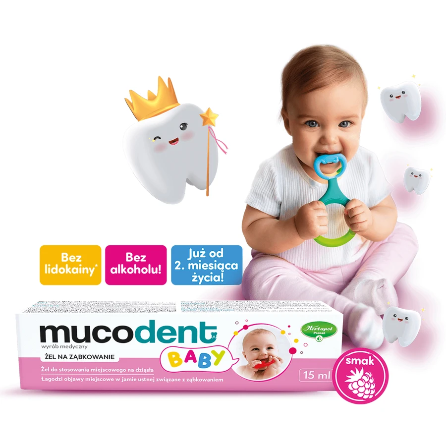 Mucodent Baby, гель для прорезывания зубов, 15 мл: цены и характеристики