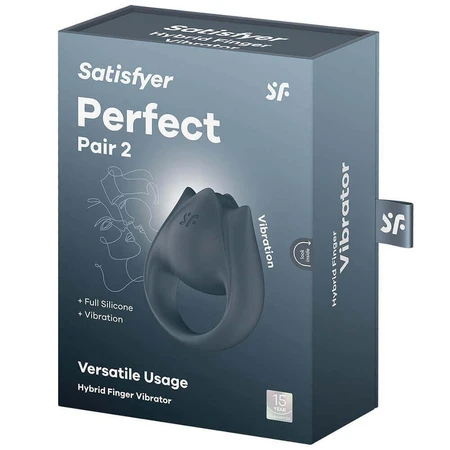 Satisfyer Perfect Pair 2, виброкольцо для пар, серый: цены и характеристики