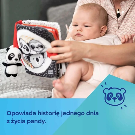Canpol Babies, сенсорный манипуляционный буклет, BabiesBoo, панда, с рождения, 1 шт.: цены и характеристики