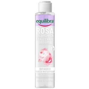 Equilibra Rosa, рожева двофазна рідина для зняття макіяжу з гіалуроновою кислотою, 125 мл