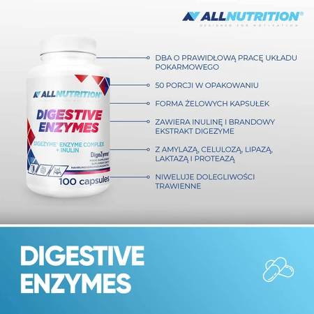 Травні ферменти Allnutrition, 100 капсул: ціни та характеристики