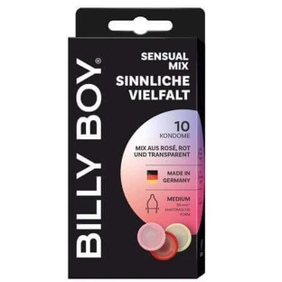 Презерватив Чувственный микс, 10 штук, Billy Boy