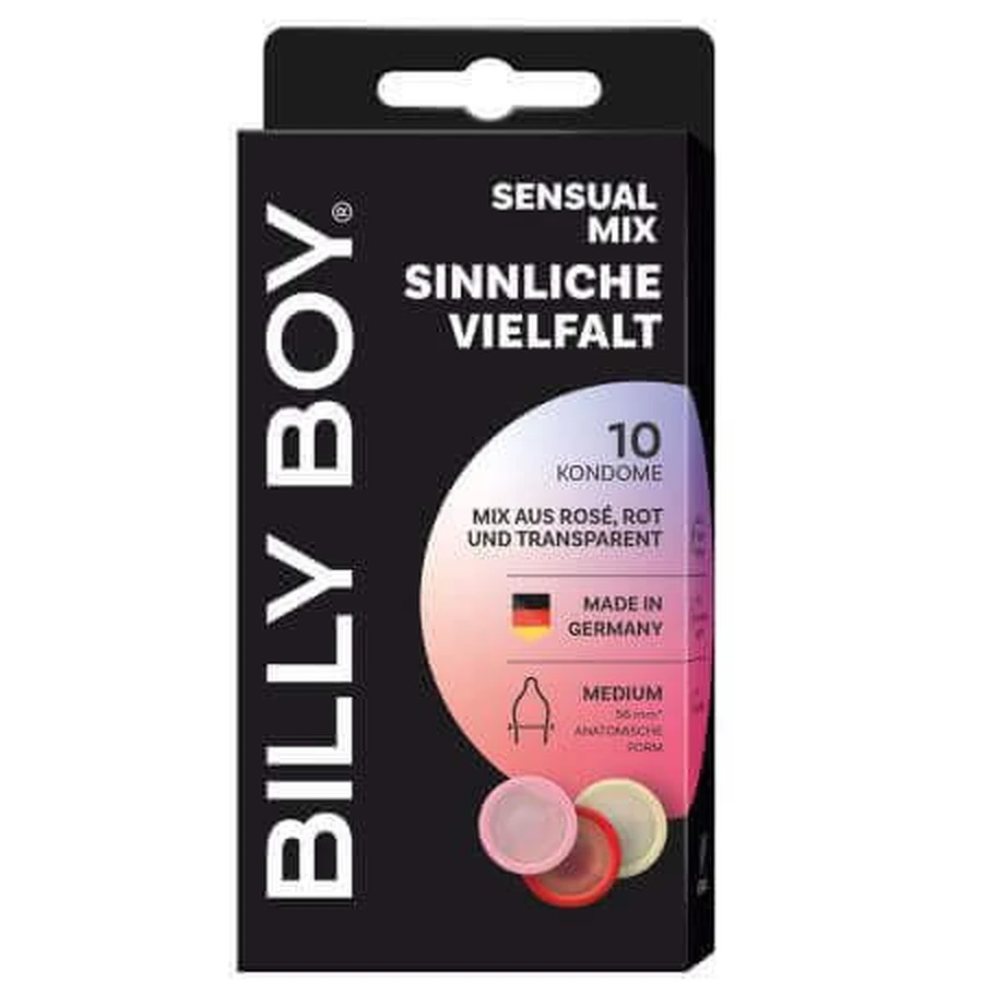 Презерватив Чувственный микс, 10 штук, Billy Boy: цены и характеристики