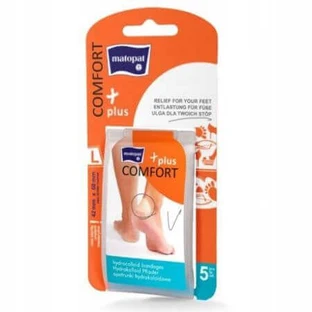 Гідроколоїдні пластирі Comfort Plus, великі, 5 штук, Matopat