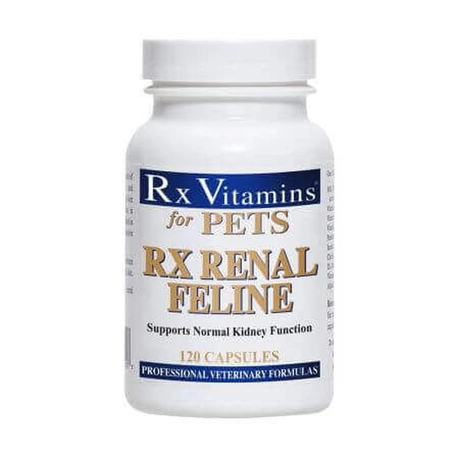 Renal Feline, 120 капсул, RX Vitamins: ціни та характеристики