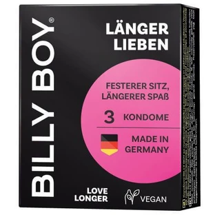 Презерватив Love Longer, 3 штуки, Billy Boy