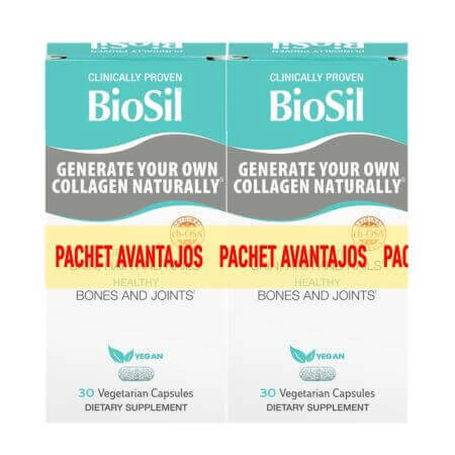 Biosil колагеновий пакет, 30 + 30 капсул, Biosil: ціни та характеристики