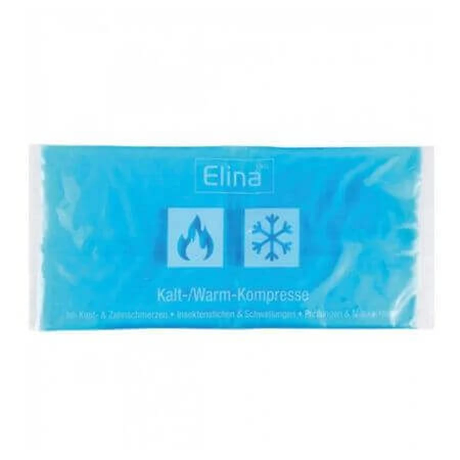 Компресс с термогелем для лечения холодом и теплом, 29 см x 12 см, 1 штука, Elina Med: цены и характеристики