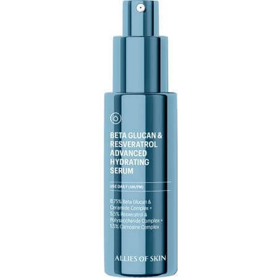 Увлажняющая сыворотка с бета-глюканом и ресвератролом Adavanced Hydrating, 30 мл, Allies Of Skin: цены и характеристики