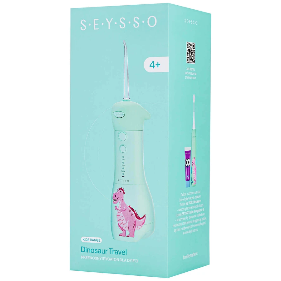 Seysso Kids Dinosaur Coral, іригатор для порожнини рота для дітей від 4 років і старше: ціни та характеристики