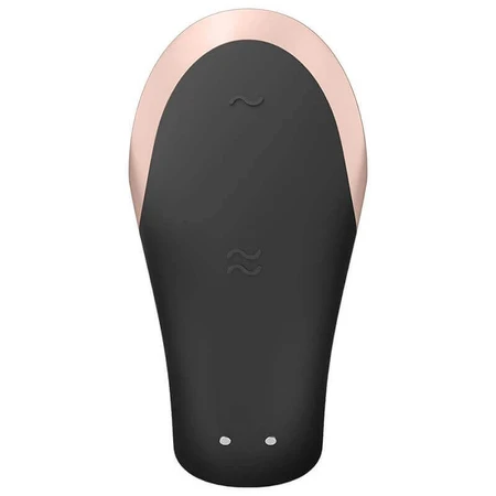 Satisfyer Double Love, вібратор для пар з керуванням через додаток, чорний, 1 шт.: ціни та характеристики
