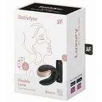 Satisfyer Double Love, вібратор для пар з керуванням через додаток, чорний, 1 шт.: ціни та характеристики