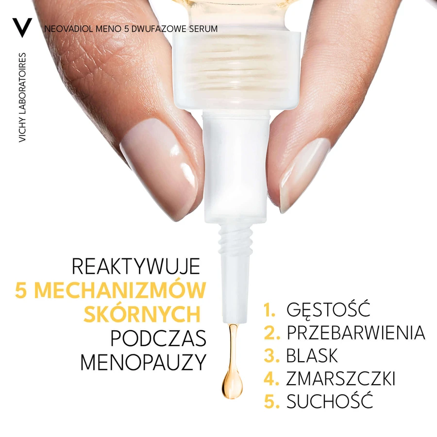 Набор Vichy Neovadiol Meno 5, двухфазная сыворотка, укрепляющая и выравнивающая тон, 30 мл + дневной лосьон, 50 мл + легкий флюид SPF 50+, 15 мл + косметичка в подарок: цены и характеристики