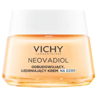Набор Vichy Neovadiol Meno 5, двухфазная сыворотка, 30 мл + дневной крем, нормальная и комбинированная кожа, 50 мл + легкий флюид SPF 50+, 15 мл + косметичка в подарок
