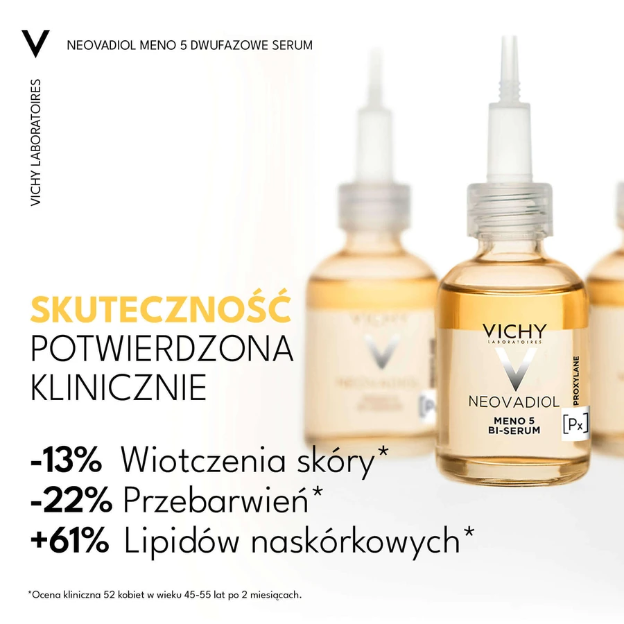 Набор Vichy Neovadiol Meno 5, двухфазная сыворотка, 30 мл + дневной крем, нормальная и комбинированная кожа, 50 мл + легкий флюид SPF 50+, 15 мл + косметичка в подарок: цены и характеристики