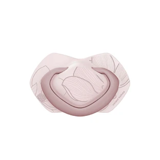 Canpol Babies, пустушка, силіконова, симетрична, Gold, рожева, 0-6 місяців, 2 штуки