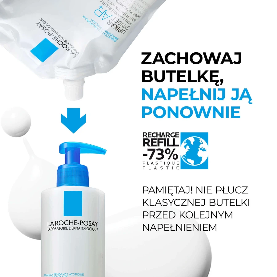 Набір La Roche-Posay Lipikar Syndet AP+, крем для вмивання з поповненням ліпідів, від народження, 400 мл + дозатор, 400 мл + безкоштовна упаковка: ціни та характеристики