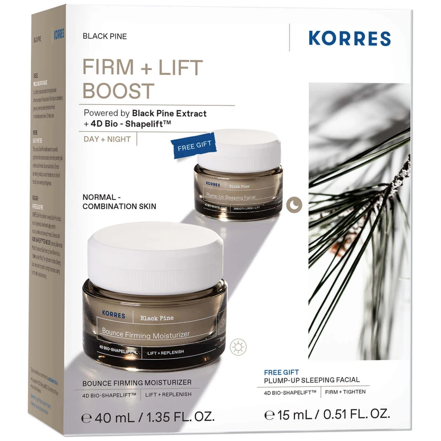 Набор Korres Black Pine, дневной крем, 40 мл + ночной крем, 15 мл: цены и характеристики