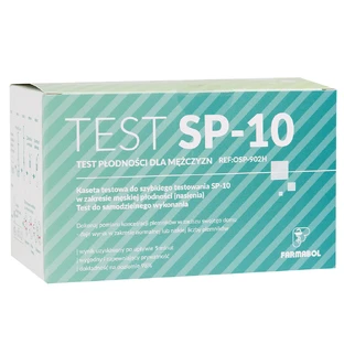 Farmabol Test SP-10, домашний тест на фертильность для мужчин для определения концентрации сперматозоидов в сперме, кассета, 1 штука