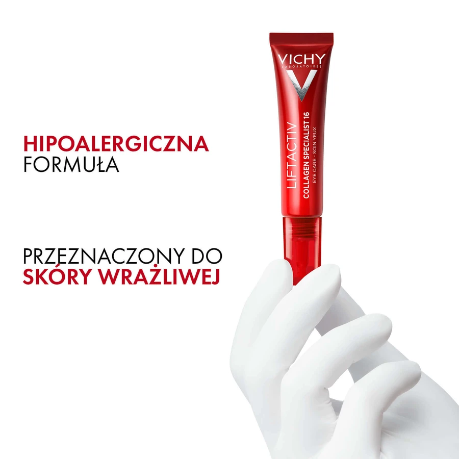 Набор Vichy Liftactiv Collagen Specialist, крем против морщин, для всех типов кожи, 50 мл + крем для век, 15 мл + легкий флюид SPF 50+, 15 мл + косметичка бесплатно: цены и характеристики