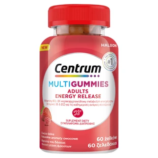 Centrum MultiGummies Adult Energy Release, желейные бобы, 60 шт.