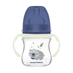Canpol Babies EasyStart, пляшечка проти кольок, з широким горлом, Сонна коала, синя, від народження, 120 мл: ціни та характеристики