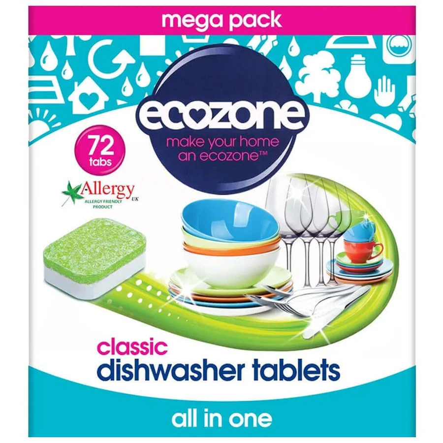 Ecozone Classic All in One, таблетки для посудомийної машини, 72 шт.: ціни та характеристики