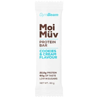 GymBeam MoiMuv, протеиновый батончик, печенье и крем, 60 г