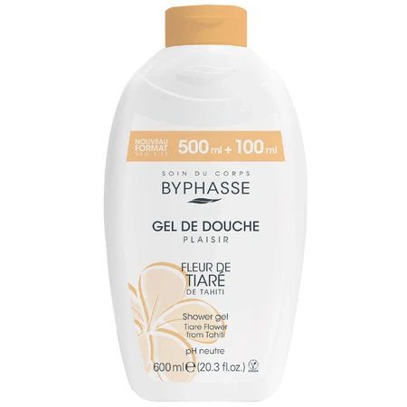Byphasse Plaisir, гель для душа, цветы тиаре, 600 мл: цены и характеристики