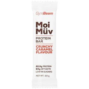 GymBeam MoiMüv, протеїновий батончик, хрустка карамель, 60 г