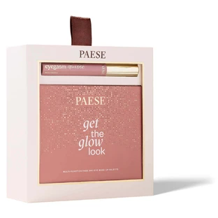 Набір Paese Double Glow Look, подвійна туш із сироваткою, Eyegasm, 8 мл + багатофункціональна палетка для макіяжу обличчя та очей, 1 штука