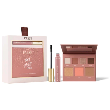 Набір Paese Double Glow Look, подвійна туш із сироваткою, Eyegasm, 8 мл + багатофункціональна палетка для макіяжу обличчя та очей, 1 штука: ціни та характеристики