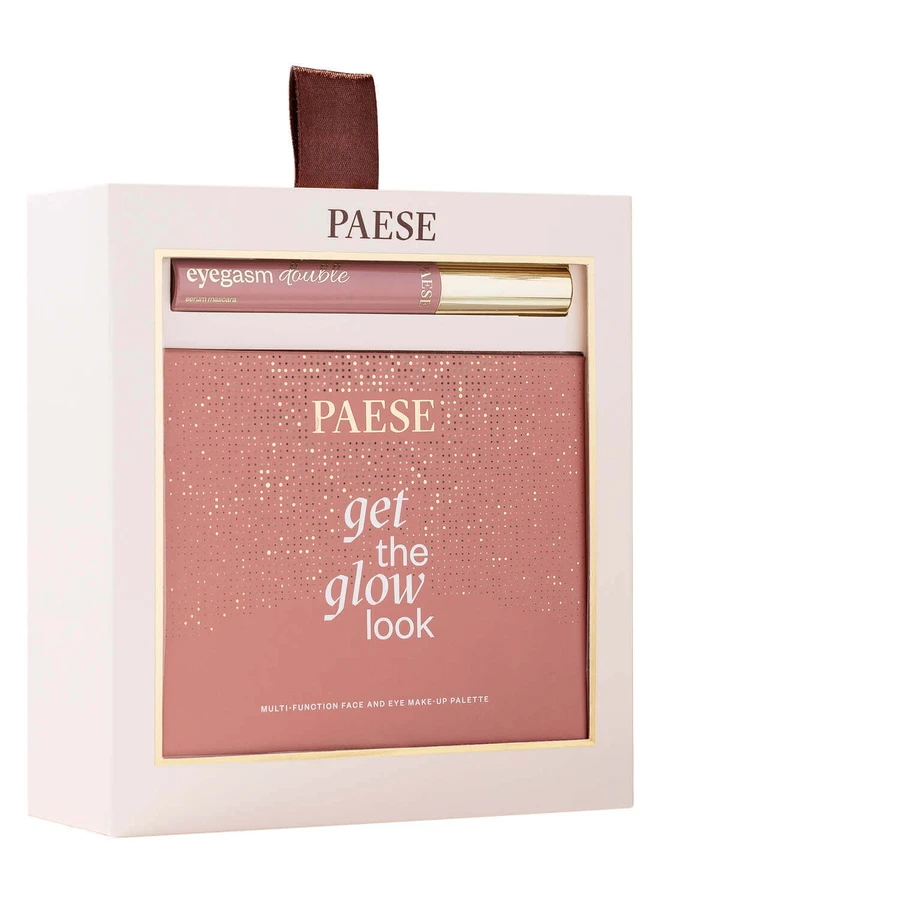 Набір Paese Double Glow Look, подвійна туш із сироваткою, Eyegasm, 8 мл + багатофункціональна палетка для макіяжу обличчя та очей, 1 штука: ціни та характеристики
