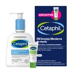 Cetaphil EM, мицеллярная эмульсия для умывания, 236 мл + Cetaphil PS, липоактивный увлажняющий крем, мини-продукт, 14 г бесплатно: цены и характеристики